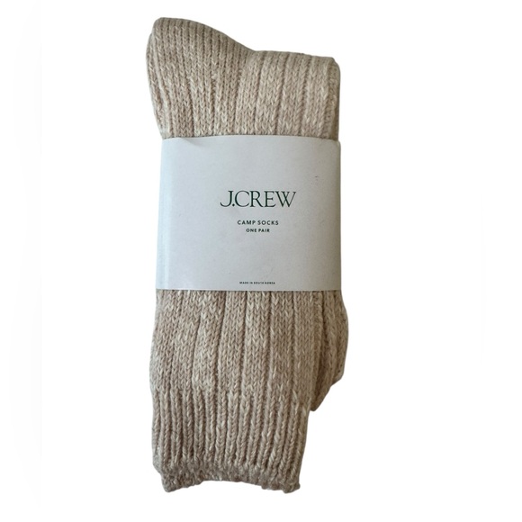 J. Crew Other - J. Crew Tan Casual Socks Cozy Knit Comfort Style BB113 NWT